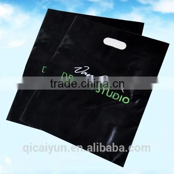 Top Quality 100% Biodegradable Bag Black Plastic pe Shopping Bag Quality Choice