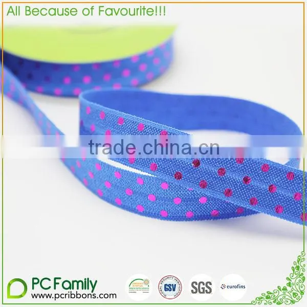 Custom Print Fold Over Elastic Fabric photo-3