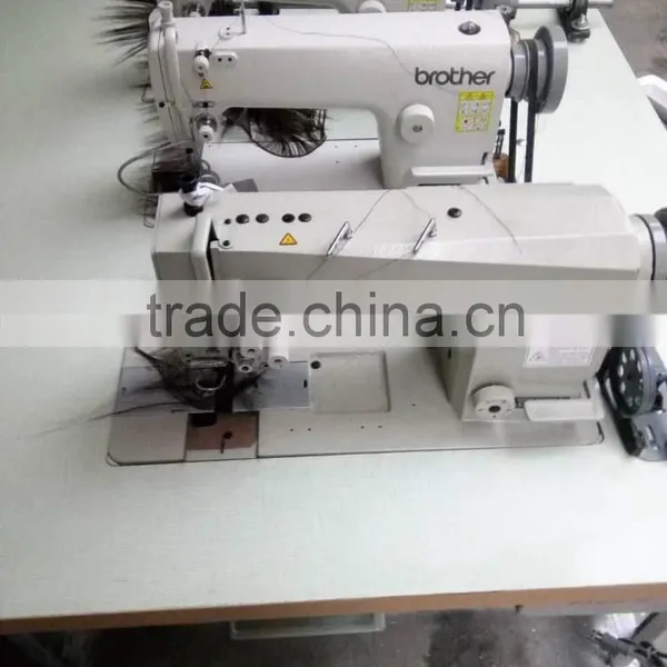 Brother 111-3 Single Needle and Brother 842 Double Needles Lockstitch Hair Making Wig Machines photo-5