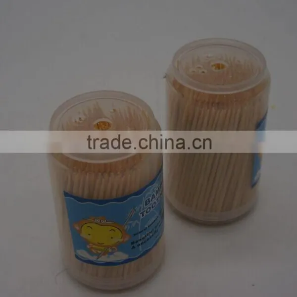 Plastic Toothpick Dispenser With Wood Toothpick