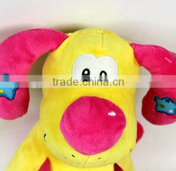 Luckiplus Hot Sale First Class Nice Yellow and Pink Animal Safe Technology Toy For Kids photo-3
