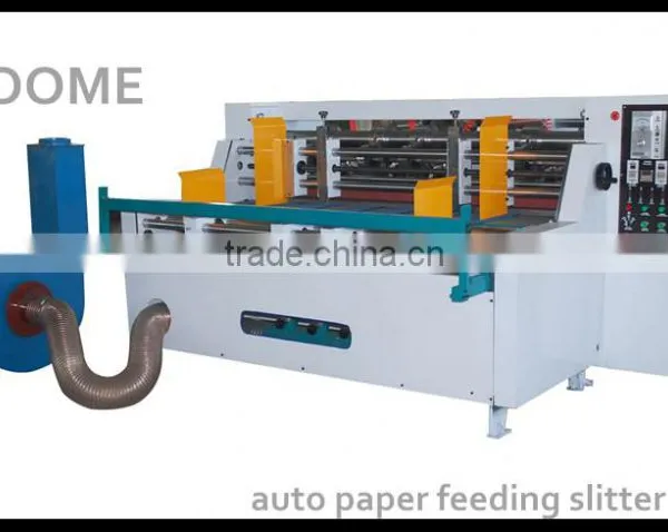Automatic Paper Feeder on Slitter Scorer