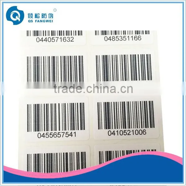 Anti Theft Barcode Label Roll, Barcode Stickers in Roll, Paper Sticker Barcode Roll photo-3