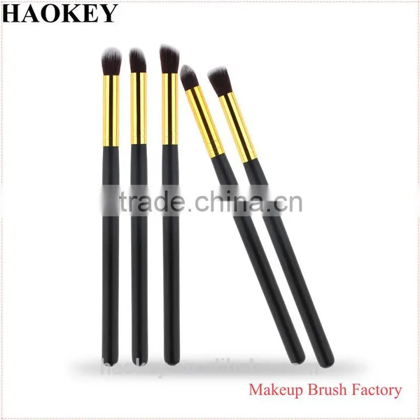 Factory Supply 10pcs Soft Hair Golden+Black Handle Makeup Brush Set Foundation Powder Eyeshadow Brush Kit Tools photo-4