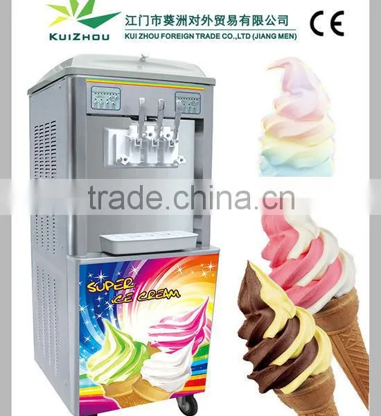 2016 High Capacity Double Compressor Soft Ice Cream Machine