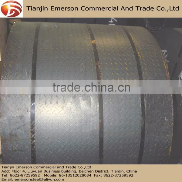 A36 SS400 Q235B Stock Available 8mm Thick 1250mm Width Checker Plate Weight photo-2