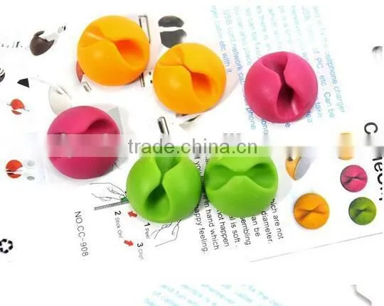 Fashion Earphone Cable Organizer/earphone Cord Organizer/silicone Cable Wire Organizer Bobbin Winder photo-2