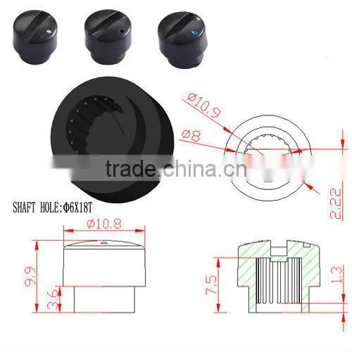 Plastic Knobs Volume Control 1005 photo-2