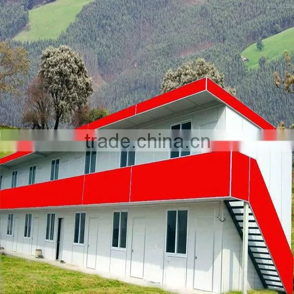 Prefabricated Workers Dormitory ,Chinese Easy and Fast Installation Movable House ,Simple Cost-saving Porta Log Cabin