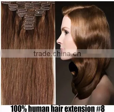 Express Hair Clip in Hair Extension Virgin Brazilian Hair Remy Clip in Hair Extensions Full Head Clip in Hair Extensions photo-3