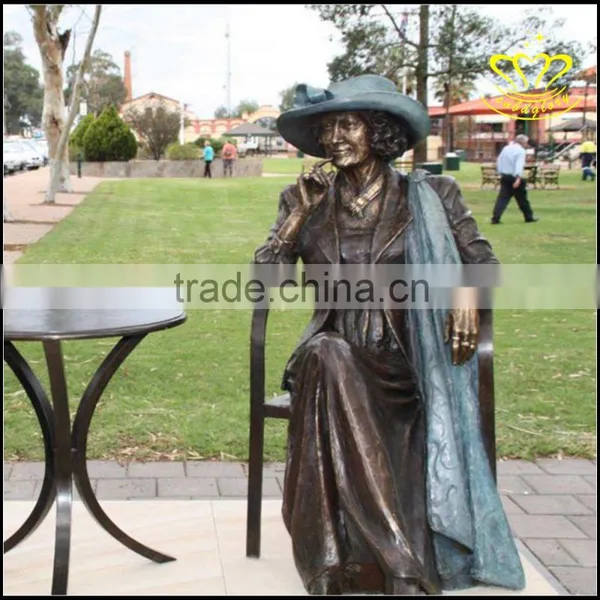 European Figure Statue Hotel Plaza Large Figure Bronze Sculpture Decoration photo-6