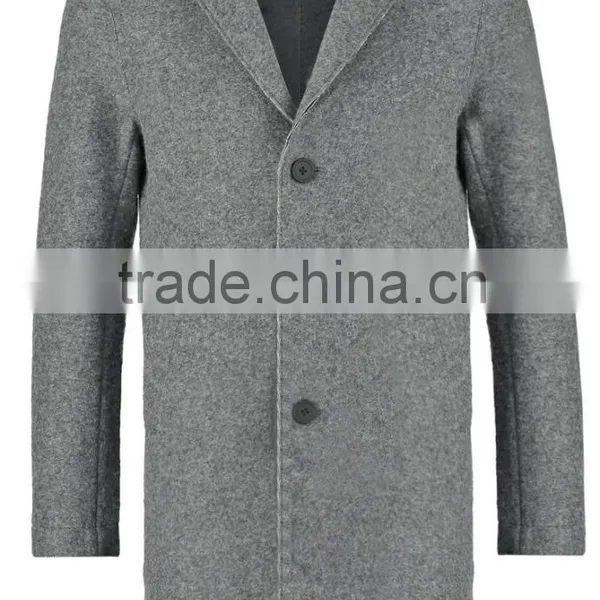 China Factory Custom Designer Winter Men's Wool Coats photo-3