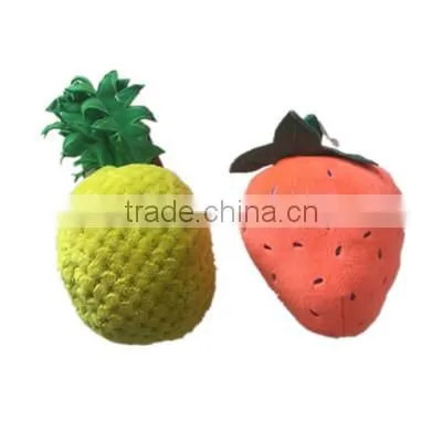 2016 New Hot Sale Toys Plush Fruits Plush Pineapple Plush Strawberry