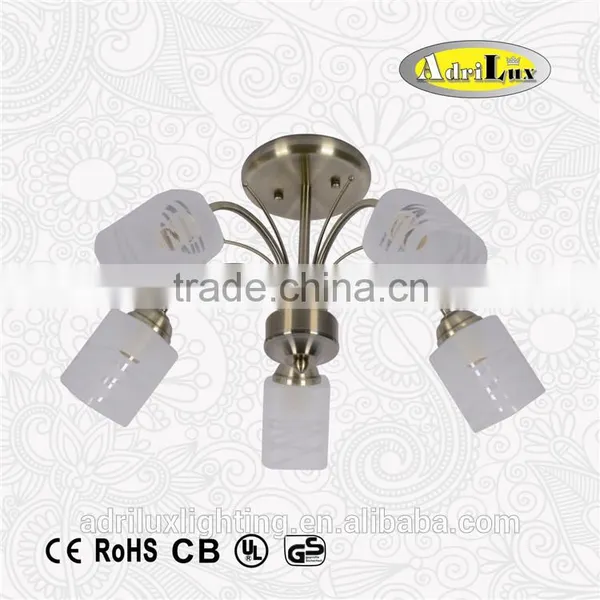 Energy saving big lamp shade hotel lobby pendent light fixture