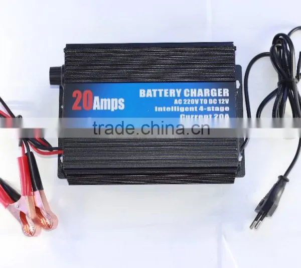 12V Car Battery Charger 12V Lead-acid Battery Charger Intelligent Constant Current&Voltage Charging For Motorcycle/Car Battery photo-3