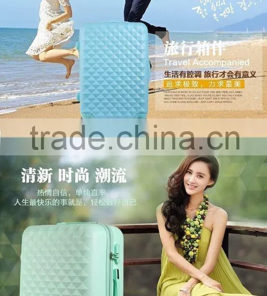 2016 Chinese Suitcase Colorful ABS PC Zipper Hard Luggage photo-5