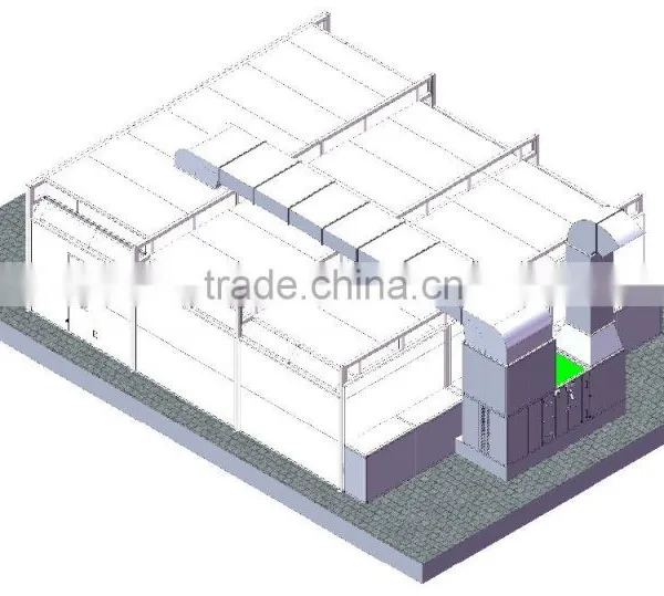 JF Wooden Spray Booth Manufacturer Car Paint Spray Booth Panel photo-2