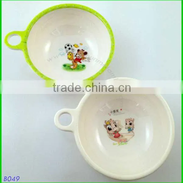 Kids Plastic Bowl With Handle , Plastic Soup Bowl photo-2