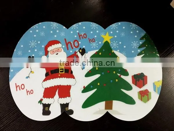 New Year Cheap Plastic Placemat Pvc Placemat photo-2