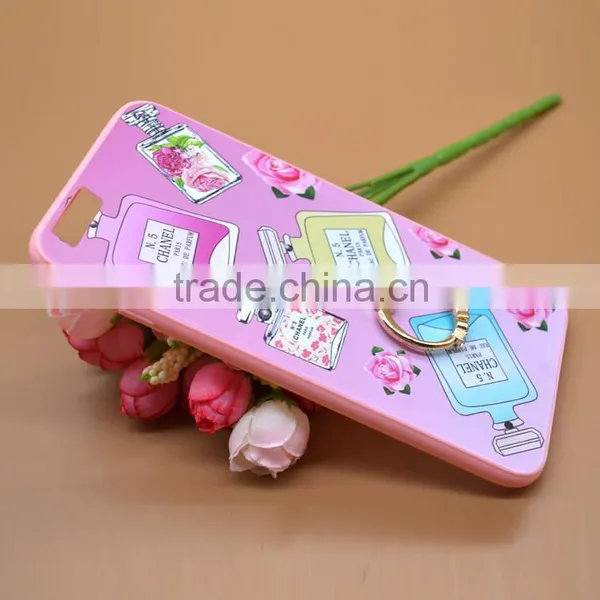Hot Selling Perfume TPU+PC 2-in-1 Hybrid Pattern Phone Cases With Ring Bracket For IPhone 6s Plus photo-2