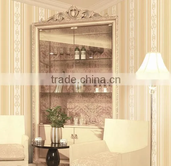 2015 Hot Embossed Spring Nonwoven Decorative Room Wallpaper photo-4