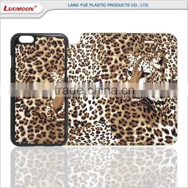 Online Shopping Leopard Pattern Separable Leather Wallet Case for Samsung Galaxy e7 s6 s7 Edge s5 s4 s3 s2 s1 photo-5
