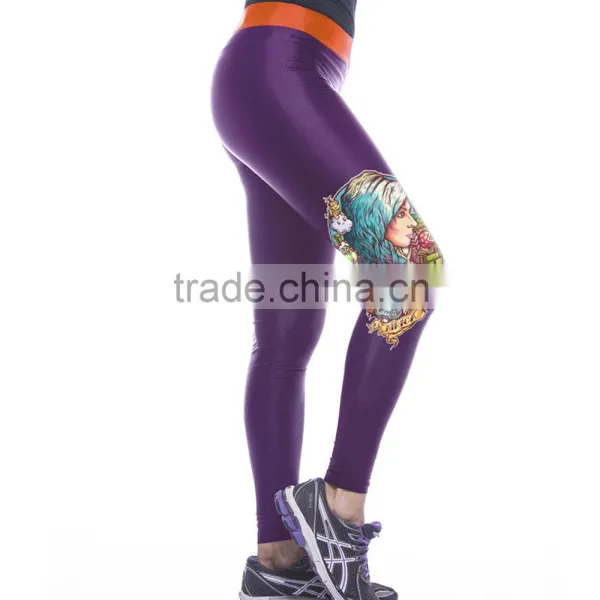 Latest New Women Digital Print Leggings Yoga Leggings N30-24 photo-3