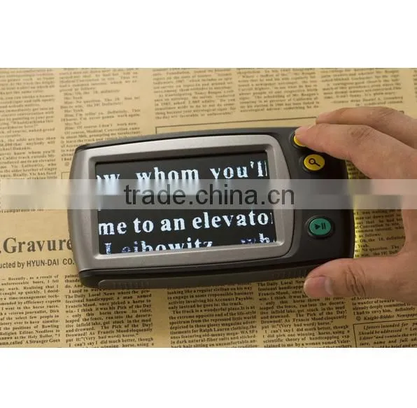 4.3" LCD HD Color Screen Portable Electronic Digital Video Magnifier Reading Aid Magnification Range 6x-25x for Low Vision