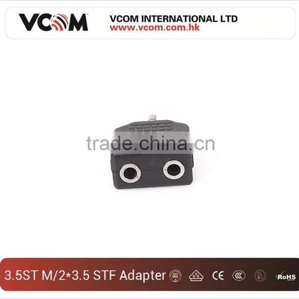 VCOM High Quality 3.5STM/2*3.5STF Adaptor photo-3