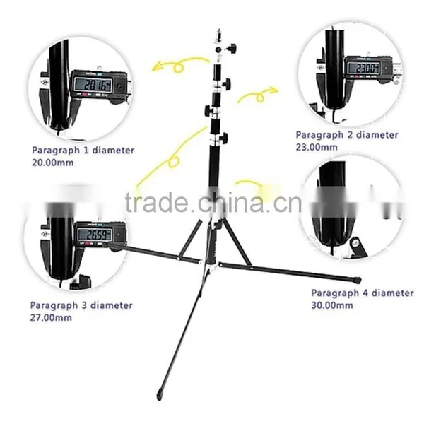 Factory Supply Hpusn X4 Reverse Fold Studio Photo Stand 2m Photo Studio Accessories photo-2