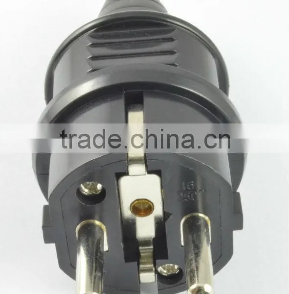 Schuko Germany France Plug Power Adapter, 2 Pin Plug Adaptor photo-2