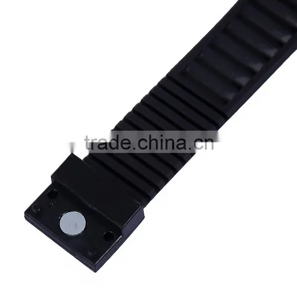 2016 New Fashion Men and Women Rubber LED Watch Silicon Wristband Date Sports Bracelet Digital Wrist Watch photo-6