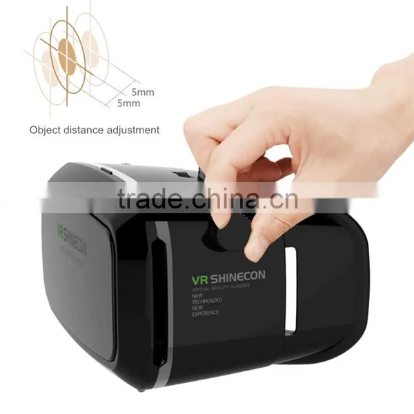 VR Shinecon VR Virtual Reality Real 3D Glasses Helmet Google Cardboard Oculus Rift DK2 for 4.7 -6 Inch Smartphone photo-5