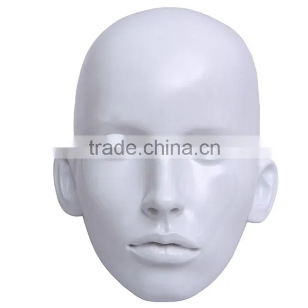 Skin White Mannequin Head for Hat Cap