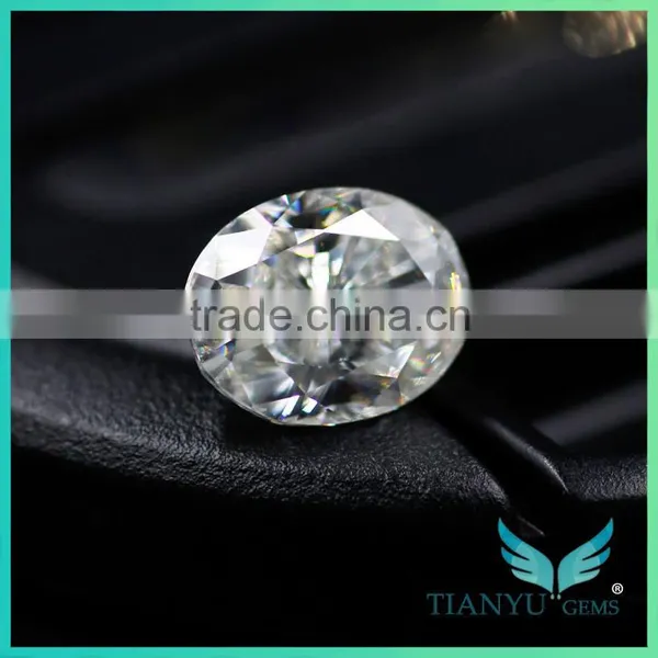 Moissanite 10x8mm Oval Cut Moissanite Kaufen Moissanite Quad Ring Seal photo-4