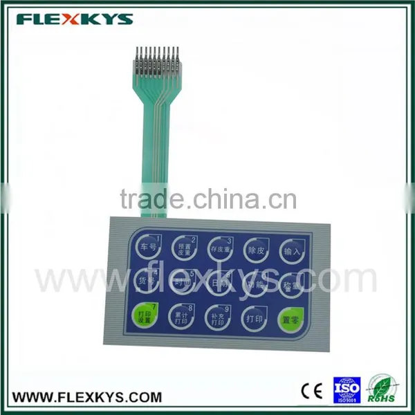 Custom Electronic Scales Application Metal Dome Numeric Membrane Keypad photo-4