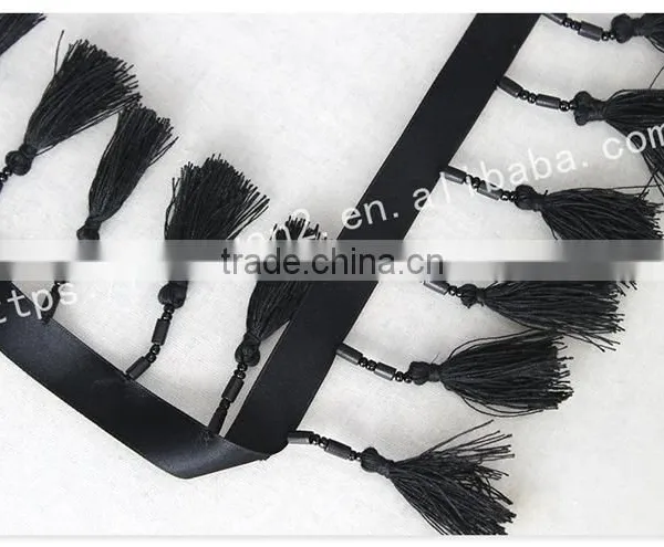 Nice Design 8cm Width Handmade Beaded Fringe Bag Accessories photo-5