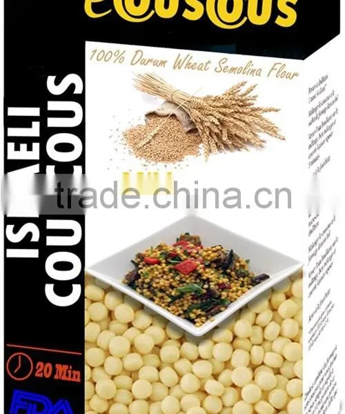 Israeli Couscous. High Quality M'Hammes. Israeli Couscous Thin Grain 100% Durum Wheat Semolina Flour. 500g Bag Israeli Couscous. photo-2