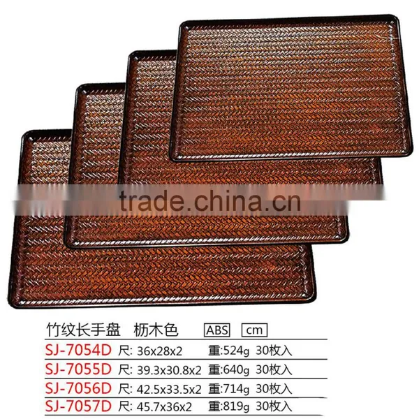 Plastic All-purpose Serving Tray With Various Sizes photo-5