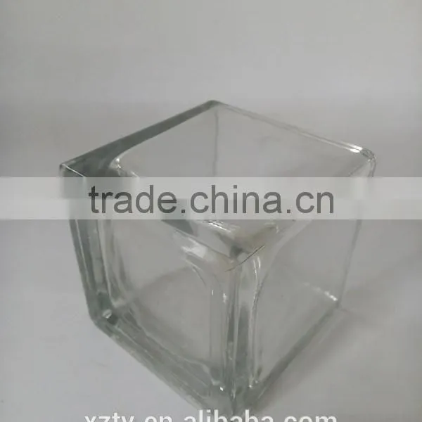 Length 80mm Square Candle Glass Holder photo-2