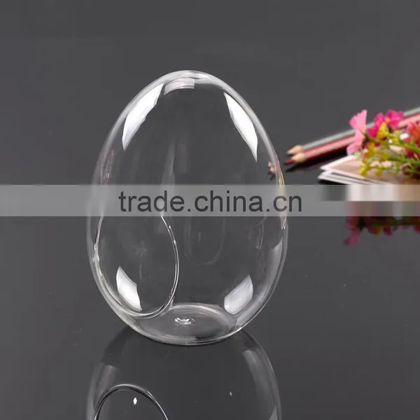 Micro Landscape Ecological Egg Shape Meaty Plant Glass Vase DIY Glass Moss photo-2
