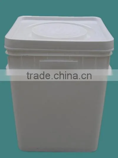 8 Gallon Plastic Square Bucket 30 L Plastic Cubic Pail Industrial Square Bucket With Lid photo-3