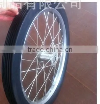 26*2.125 Inch PU Wheel 26'' Rubber Wheel for Carriage Wagon photo-2