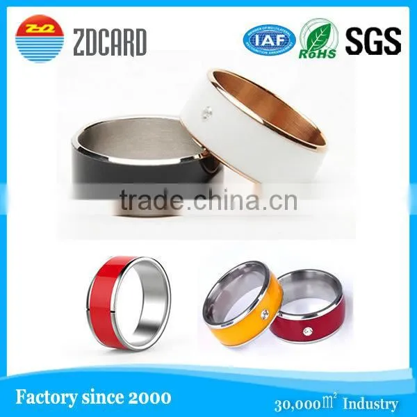 Customized Smart Rfid Ring With NFC Chip Inside Support ISO14443, ISO 18092 Protocol photo-6
