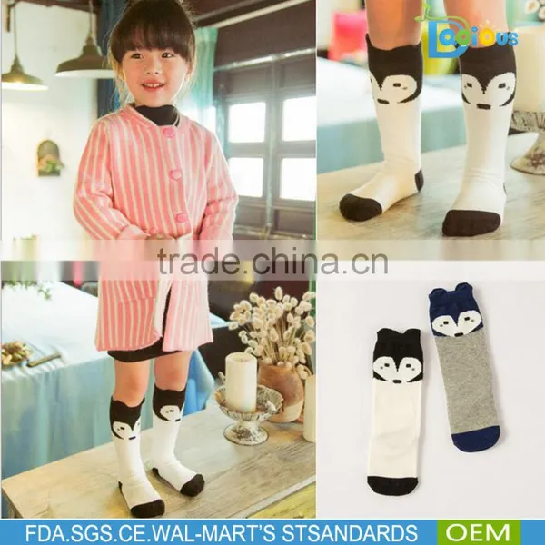 Wholesale Baby Fox Sock Kids Bulk Socks Baby Knee High Socks