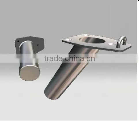 in Stock 50.8mm Diameter Tube Mirror Polish Fishing Rod Holder
