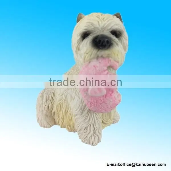 Westie Dog Fridge Magnets Souvenir Refrigerator Magnets Toy Dogs 3D Resin