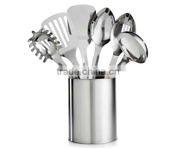 slotted spoon, ladle, solid turner, solid spoon, pasta fork and slotted turner