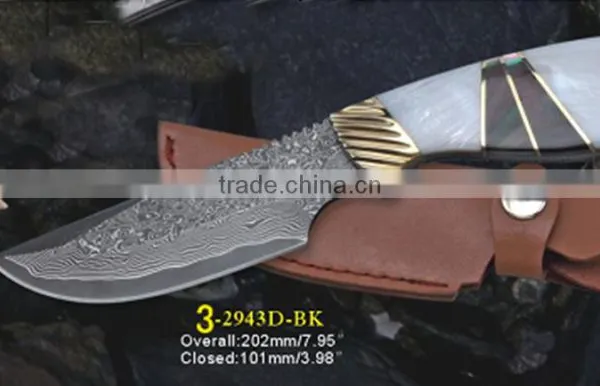 Hunting Damascus Knives, High Quality photo-5