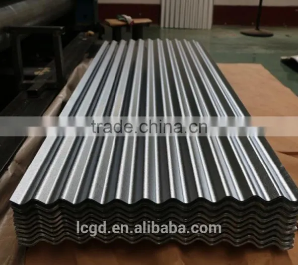 EN10142 Standard Gauge Thickness Galvanized Corrugated Steel Roofing Sheet